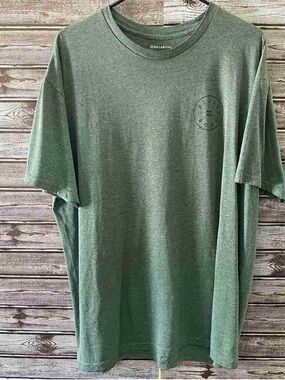 Billabong Men's Heather Sage Short Sleeve Logo Tee